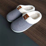 Women Men Slippers Plush Lined House Shoes Indoor Outdoor Anti-Skid Mules Slides