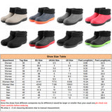 Womens Mens Waterproof Rain Boots Garden Work Slip On Ankle Booties Non Slip House Shoes