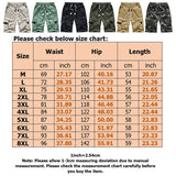 Women Casual Elastic Waist Drawstring Cargo Short Pants Camo Hiking Pants