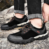 Men Casual Hiking Trainer Outdoor Trekking Sneaker Sports Non-slip Running Lace Up Shoes