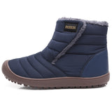 Women Men Winter Ankle Bootie Non-Slip Short Boots Slip On Outdoor Shoes