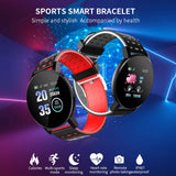 119Plus Smart Watch IP67 Waterproof Bracelet Heart Rate Monitor Fitness Tracker