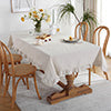 Ruffle Cotton Table Cloth Cover Rectangle Square Tablecloth Dining Wedding Decor