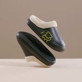 Women's Cozy Casual Slippers Waterproof Indoor Plush House Lightweight Shoes