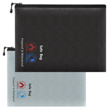 Fireproof Waterproof Document Bag Money Cash File Envelope Safe Zip Case Pouch