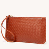 Women PU Leather Wristband Wallet Clutch Bag Phone Holder Zip Coin Purse Handbag