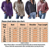 Women Casual Corduroy Shirt Long Sleeve Button Top T-Shirt Cardigan Blouse Tunic