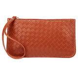 Women PU Leather Wristband Wallet Clutch Bag Phone Holder Zip Coin Purse Handbag