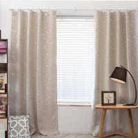 Star Blackout Window Curtains Room Thermal Insulated for Kids Boy Girls Bedroom