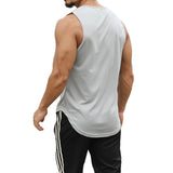 Mens Loose Sleeveless Vest Tank Tops Undershirt Sports Fitness T-Shirt Quick Dry