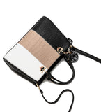 Women Leather Shoulder Crossbody Bag Top Handle Satchel Handbag Crocodile Printed Tote Purse