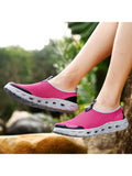 Men's Comfort Casual Mesh Plaid Breathable Slip On Casual Shoes Walking Sneakers
