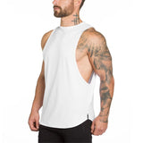 Men Loose Sleeveless Vest Tank Top Undershirt Gym Bodybluilding Fitness T-Shirt