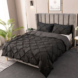 2/3Pcs Twist Flower Duvet Quilt Cover Set Queen King Size Bedding Set+Pillowcase