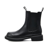 Ankle Chelsea Boots Ladies Pull on Casual Shoes Waterproof Short Rain Boots